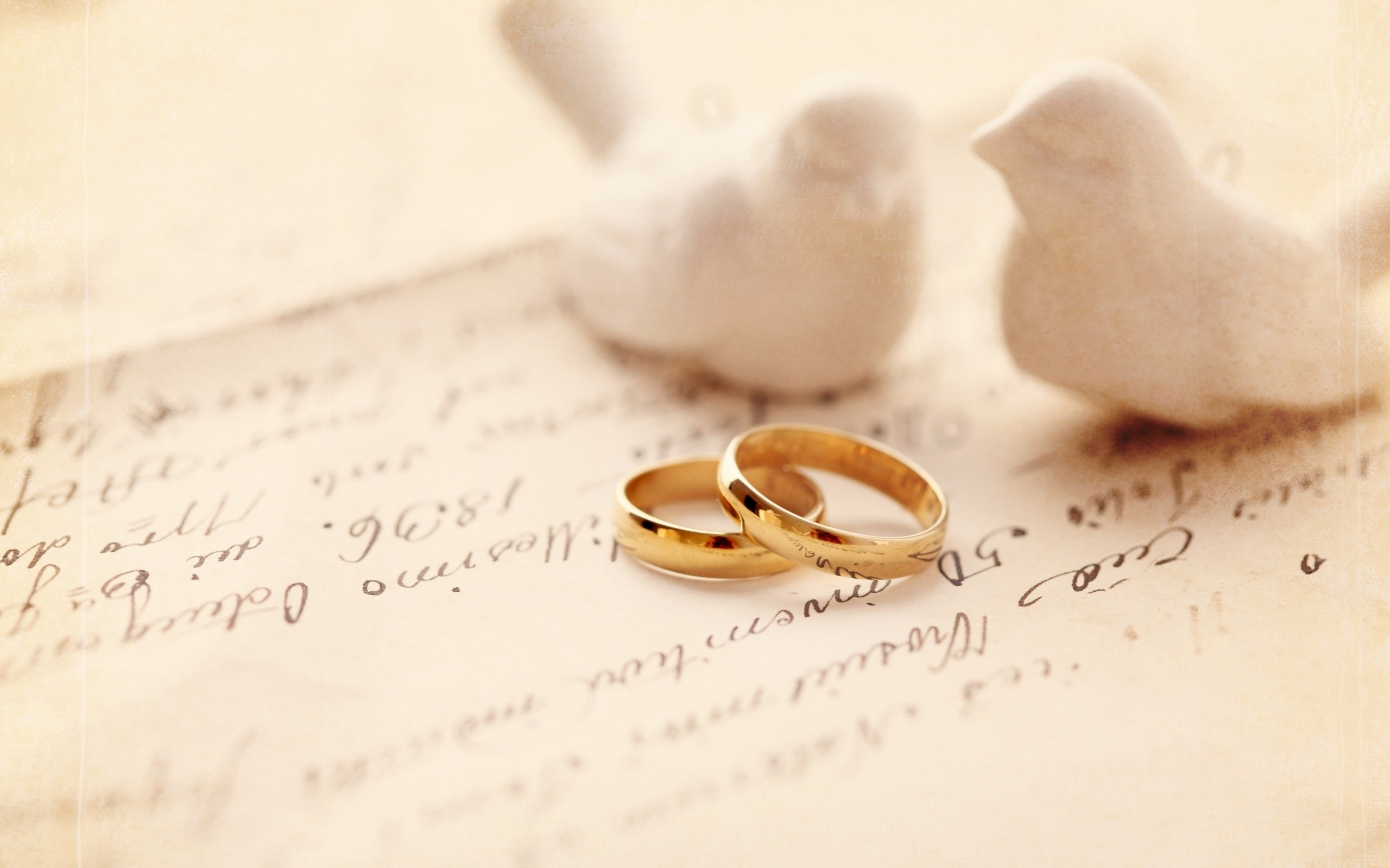 Gold Ring Love Wedding Wallpaper Pc High Resolution
