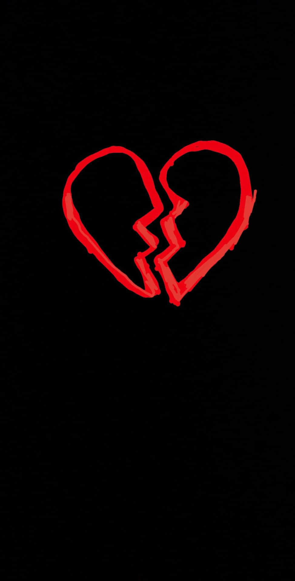 Broken Heart Aesthetics Wallpaper
