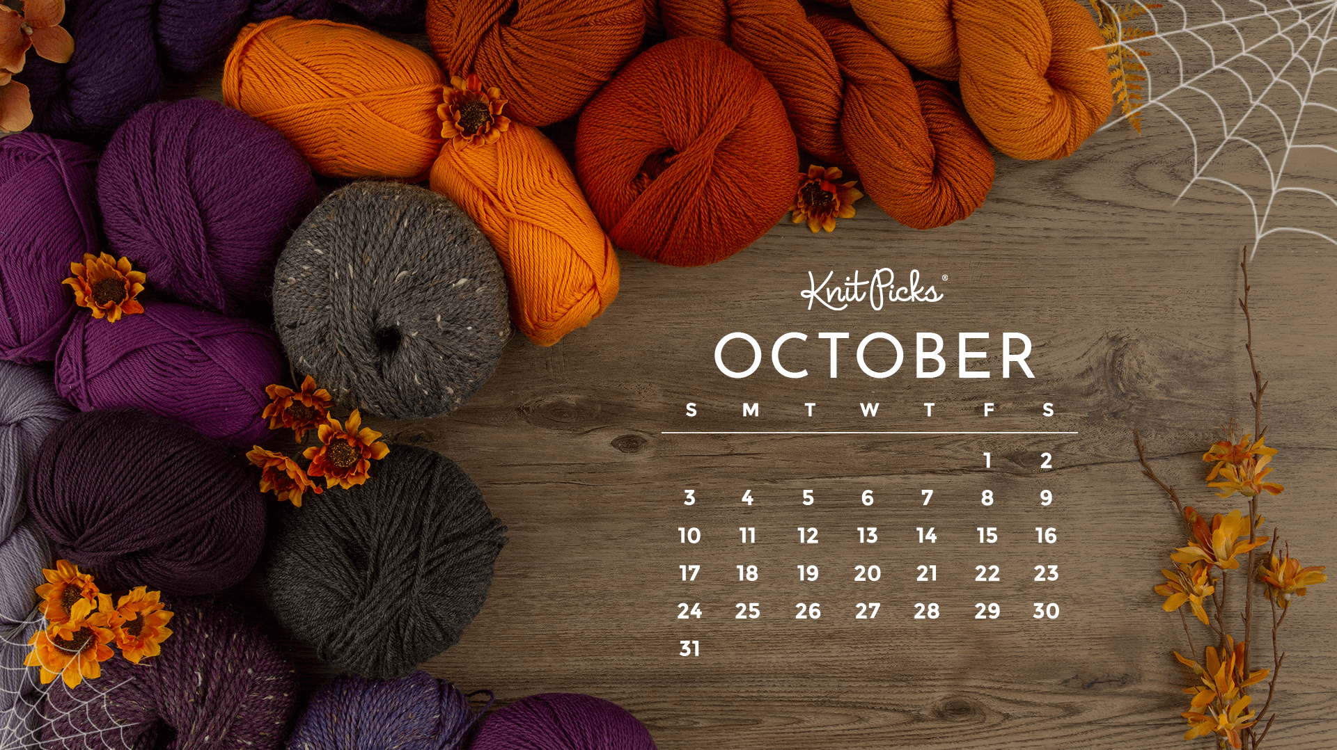 🔥 Free Download Able October Calendar The Knit Picks Staff by jshields