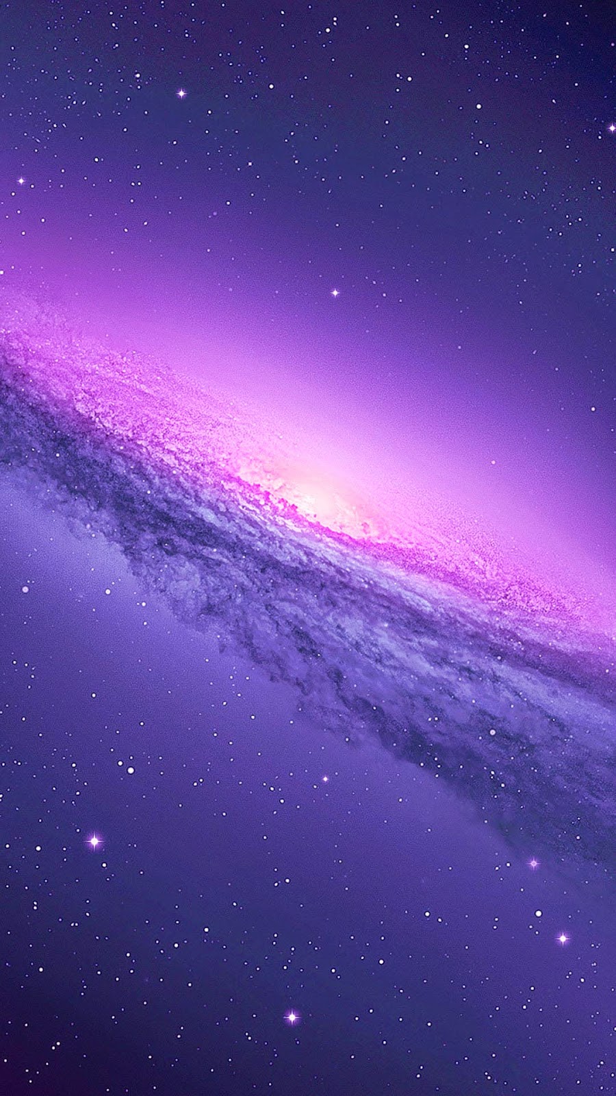 iPhone Plus Wallpaper Purple Galaxy Covers Heat