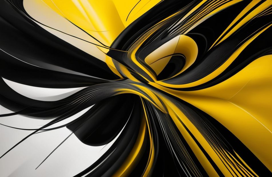 Black And Yellow Hd Wallpaper
