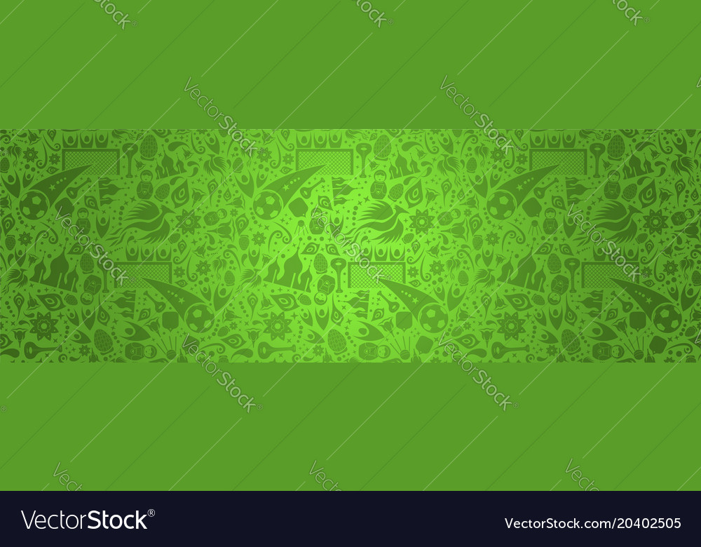Russia web banner background with event icons Vector Image