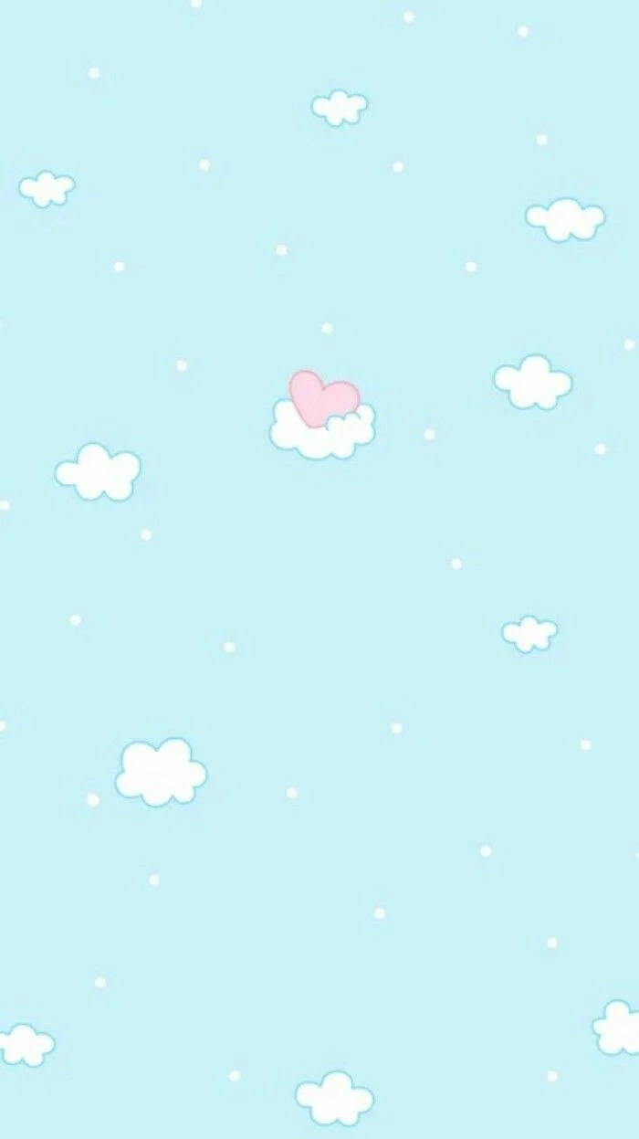 Cute Pastel Blue Aesthetic Wallpaper