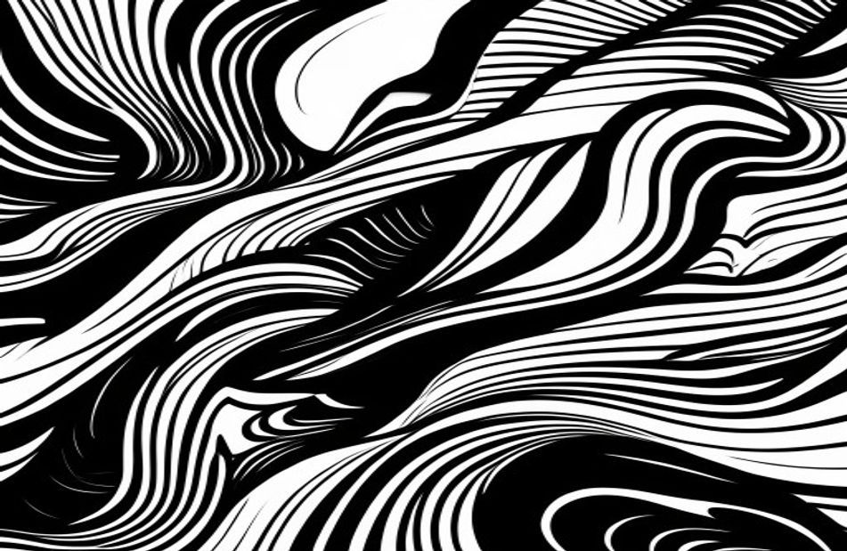 Black And White Abstract Wallpaper