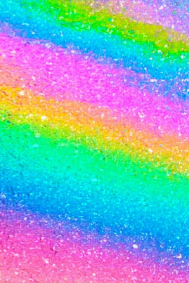 Give Your Space Some Color With Rainbow Glitter
