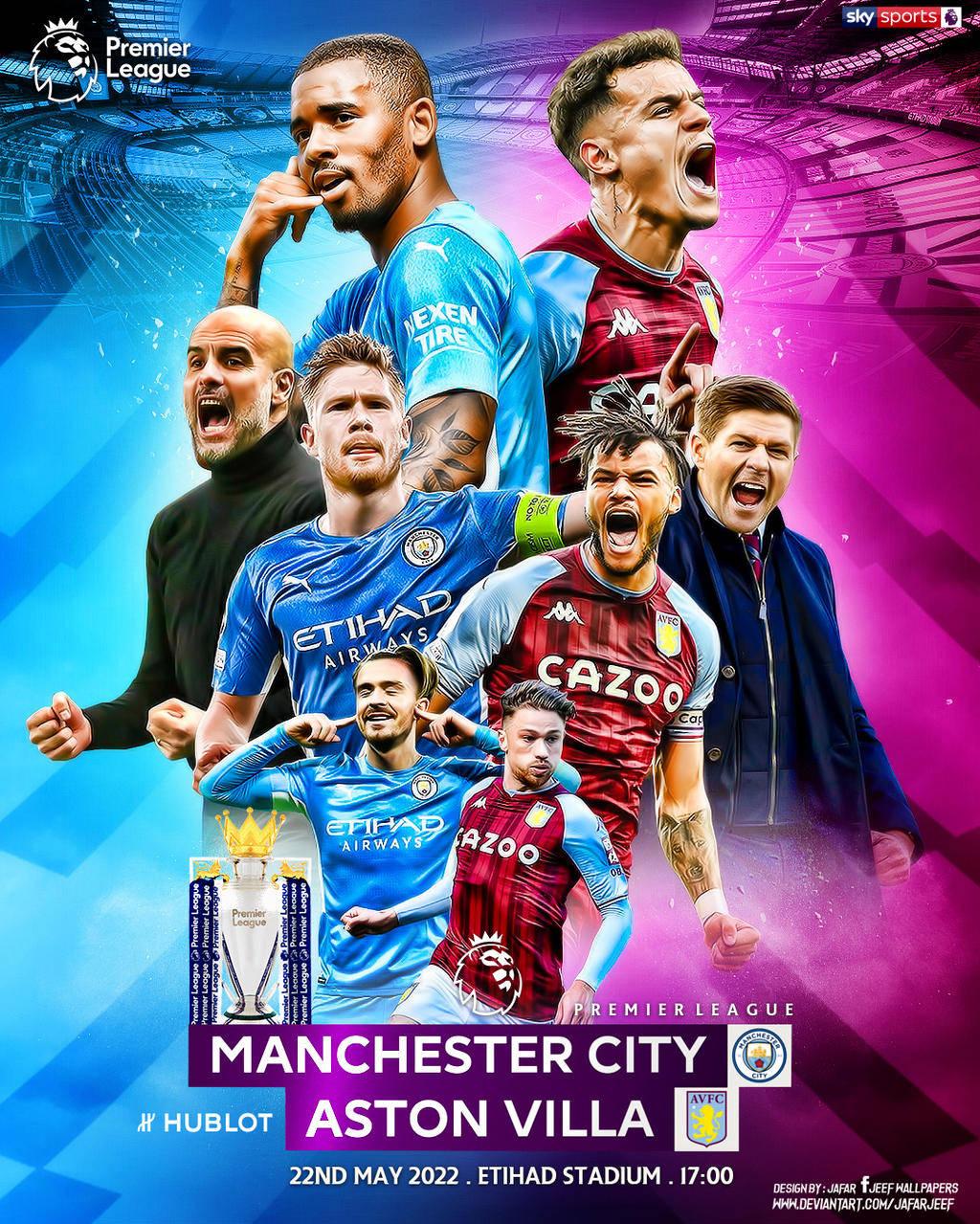 Download Aston Villa FC Versus Manchester City Wallpaper