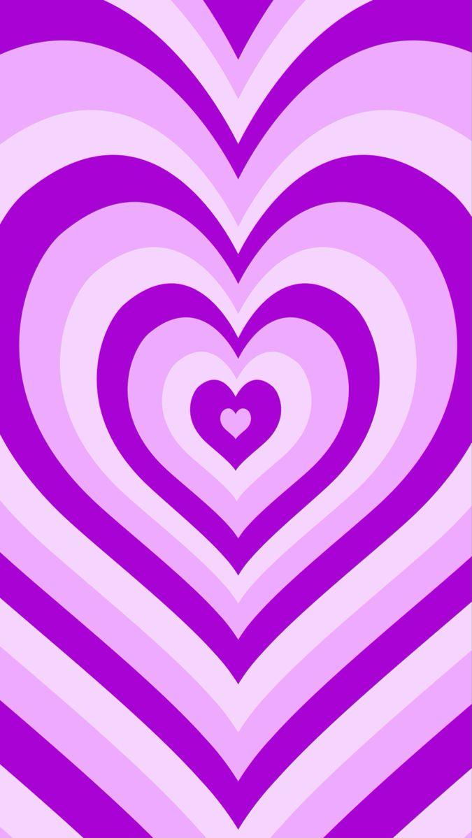 Purple Powerpuff Heart By Y2krevival Wallpaper