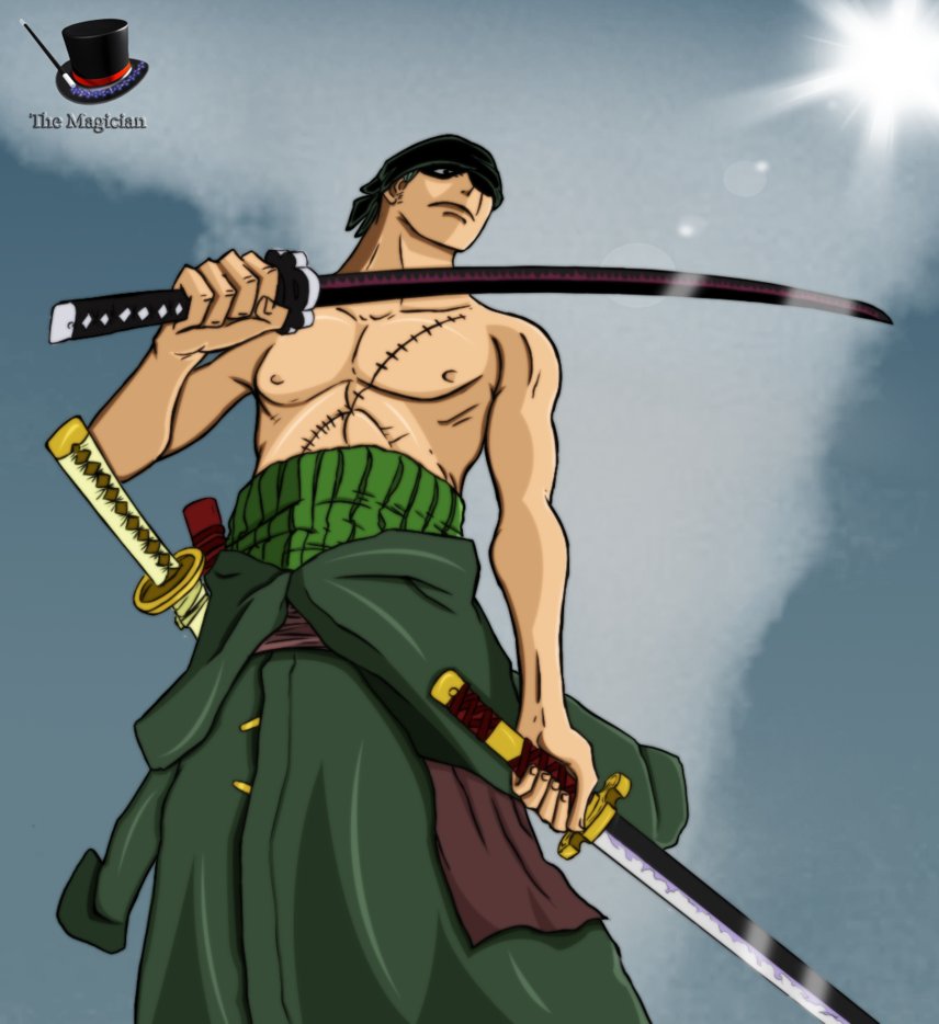 Badass Zoro By Xthemagicianx