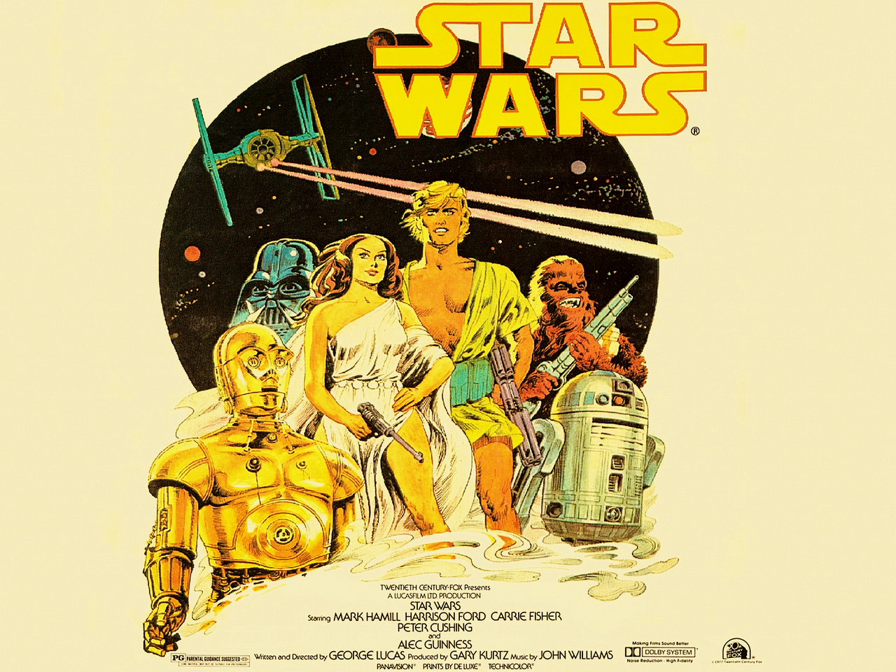 Starwars Vintage Poster Desktop Pc And Mac Wallpaper