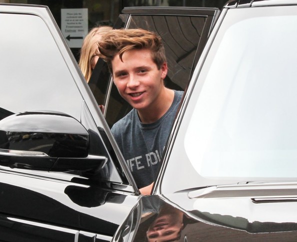Brooklyn Beckham Pictures David Goes To Soul Cycle With His