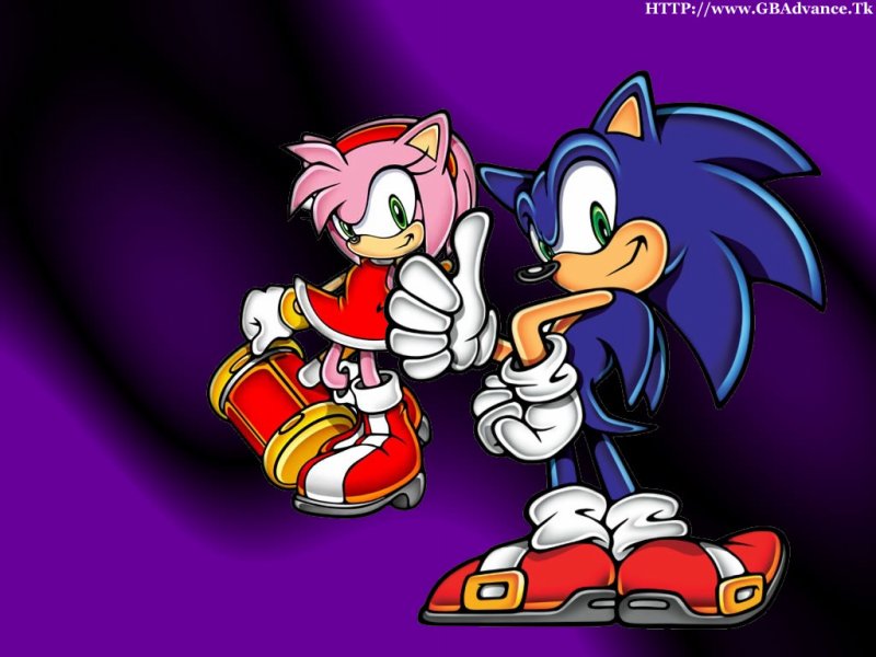 Sonic And Amy Wallpaper