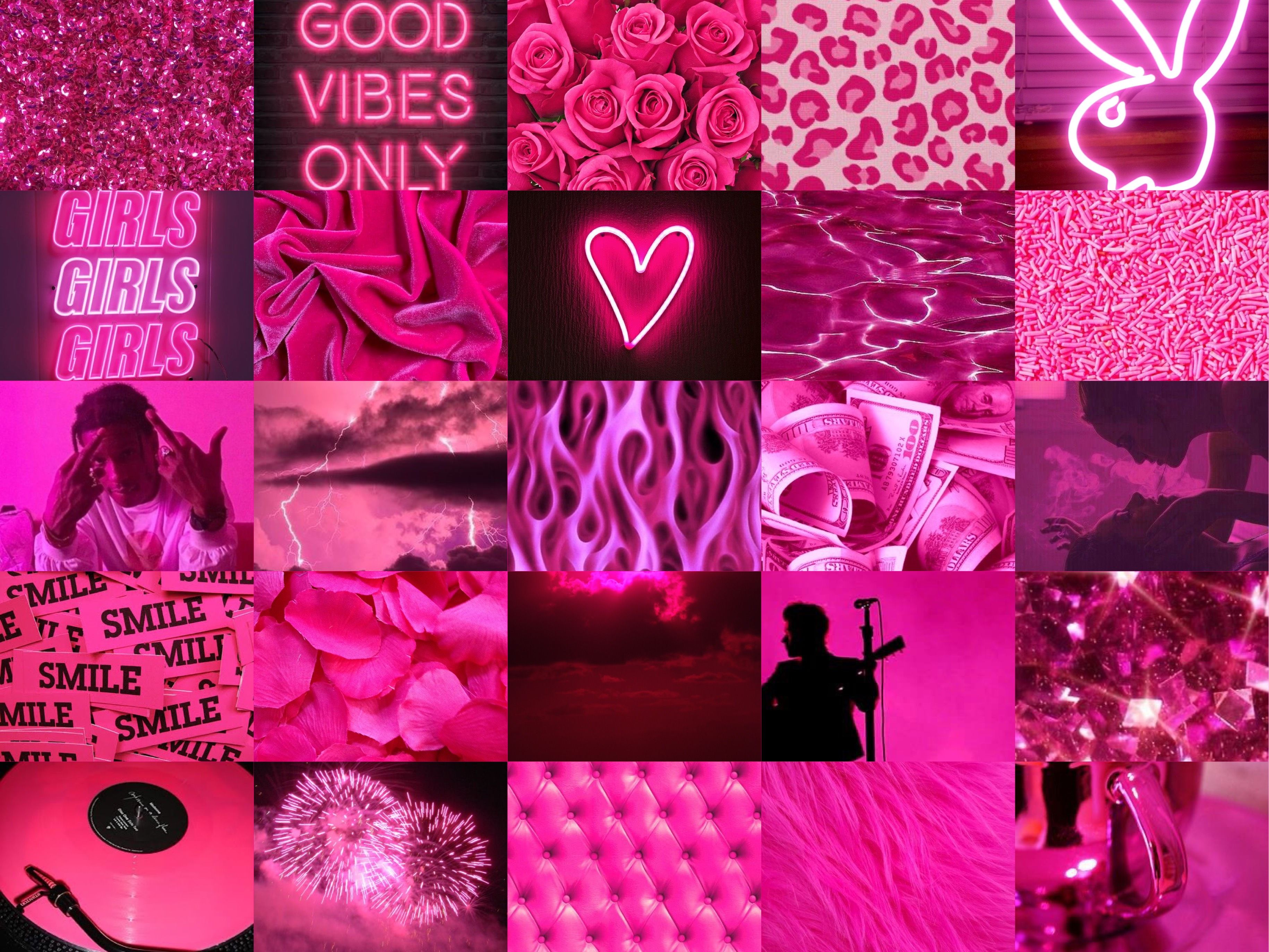 Outstanding Pink Aesthetic Wallpaper Collage You Can Get It Of Charge
