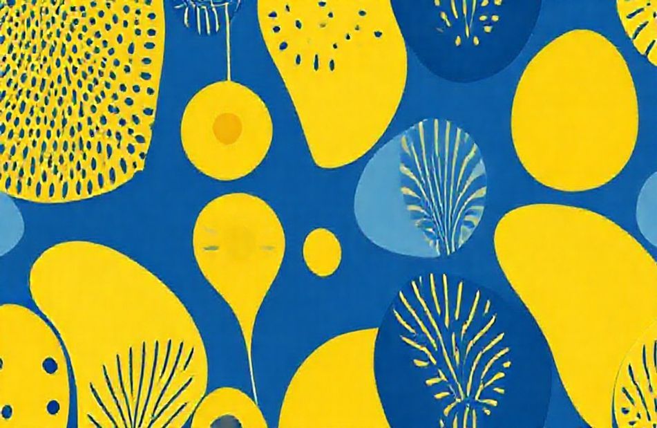 Yellow And Blue Wallpaper