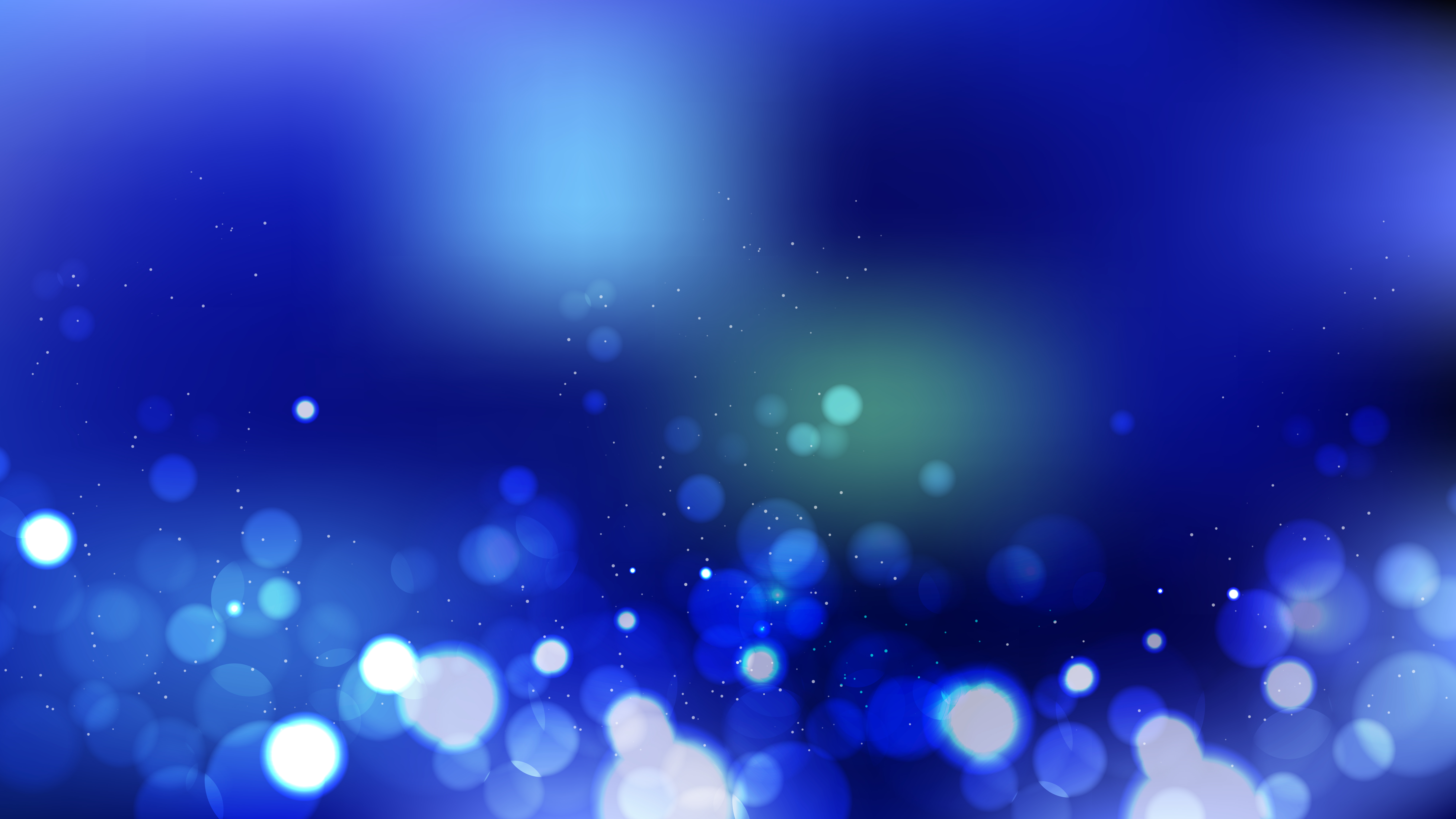 Dark Blue Blur Lights Background Vector