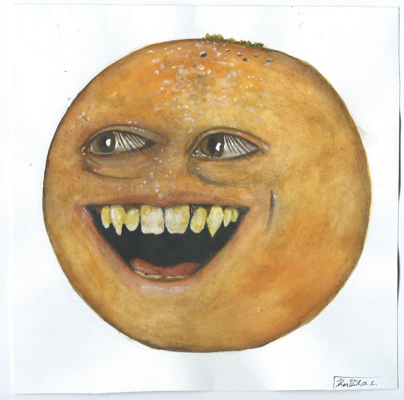 Find more Annoying Orange Painting. 