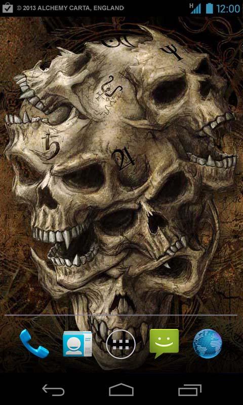 Alchemy Skulls Live Wallpaper   Android Apps und Tests   AndroidPIT