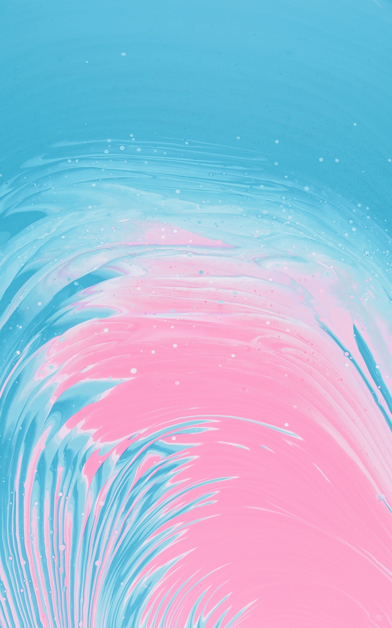 Wallpaper Paint Blue Pink Lines Stains