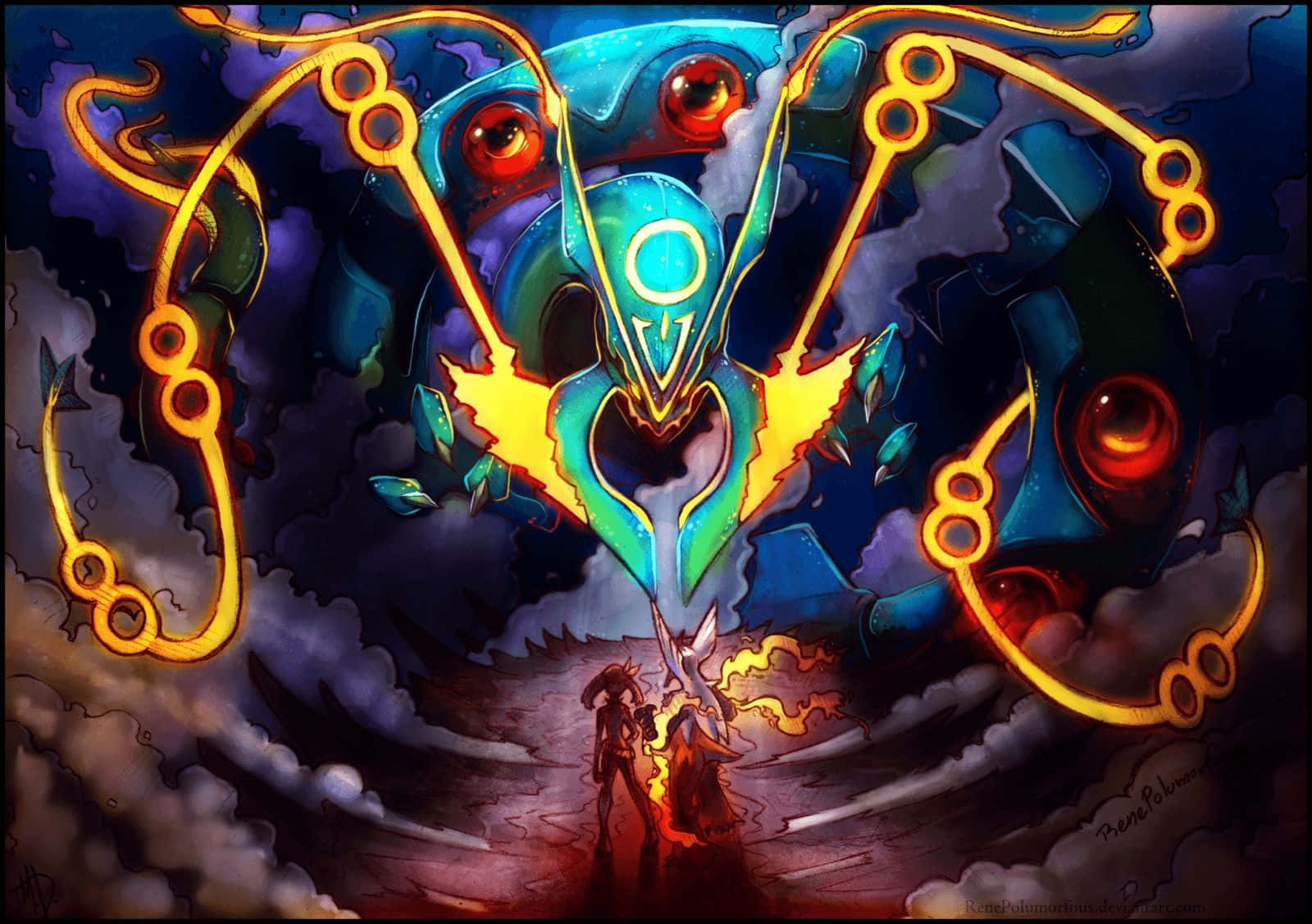 Enjoy The Beauty And Power Of All Mega Pokemon Wallpaper