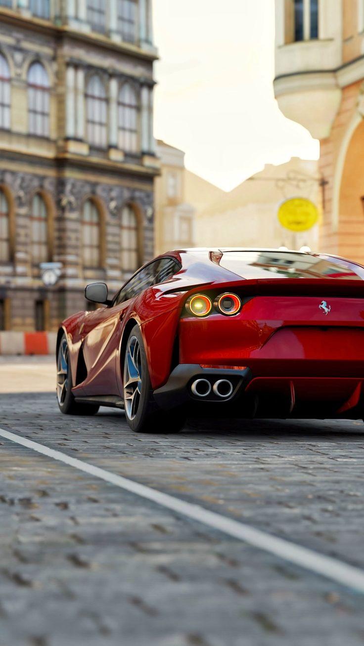 Ferrari Superfast Sports Car Red 4k
