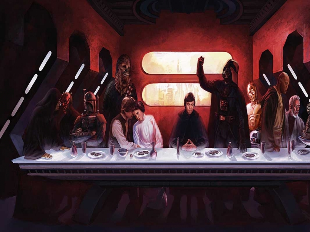 Star Wars Darth Vader Parody The Last Supper Wallpaper High