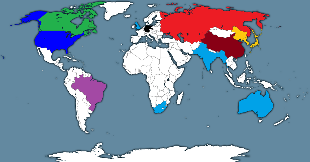 World MapThe VG World Almost Colorless by JohnnyOTGS on