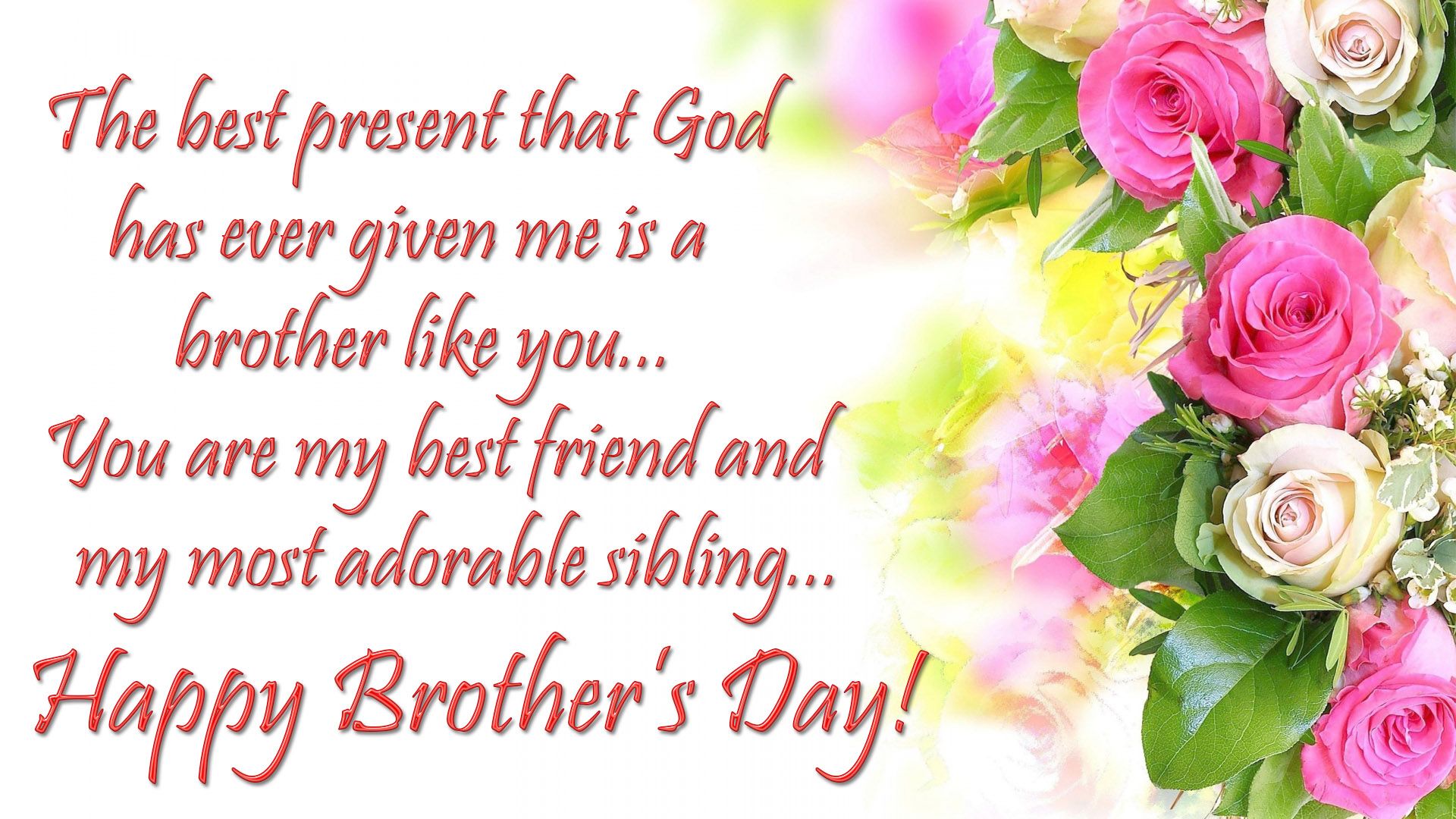 Happy Brothers Day Wishes Messages Image With