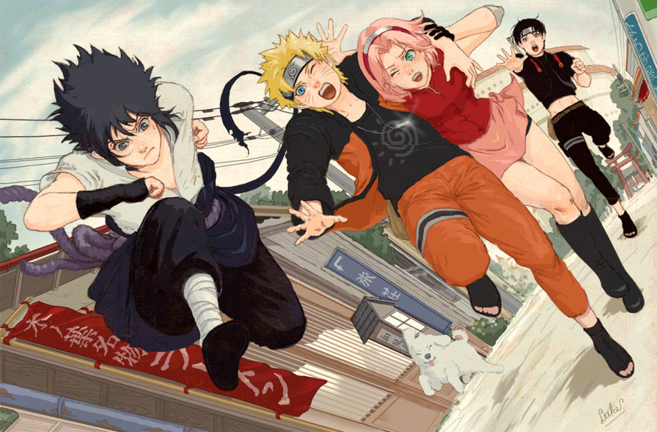 Sasuke Naruto Sakura Sai Wallpaper