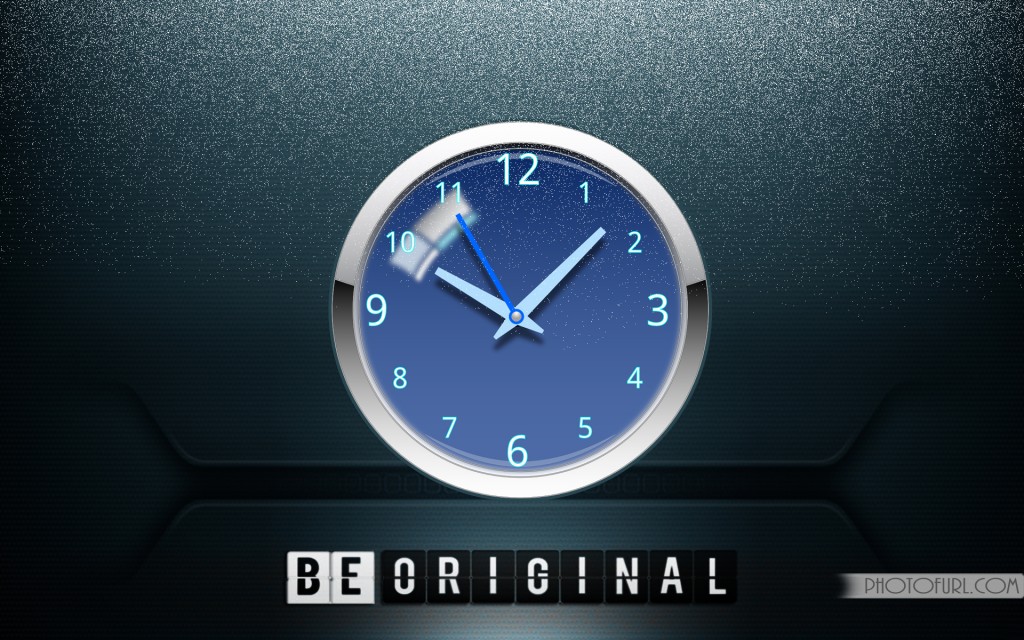 digital clock desktop background free download