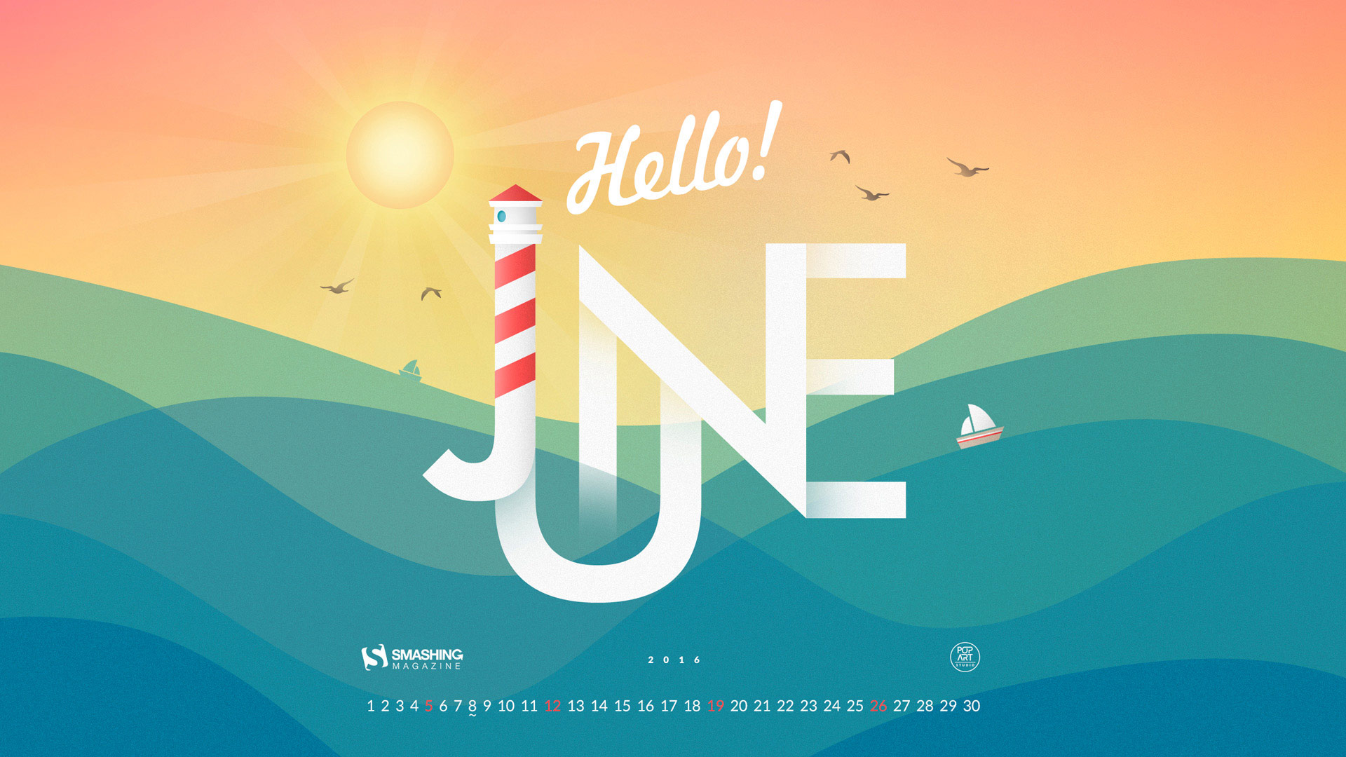 Desktop Wallpaper Calendar June On