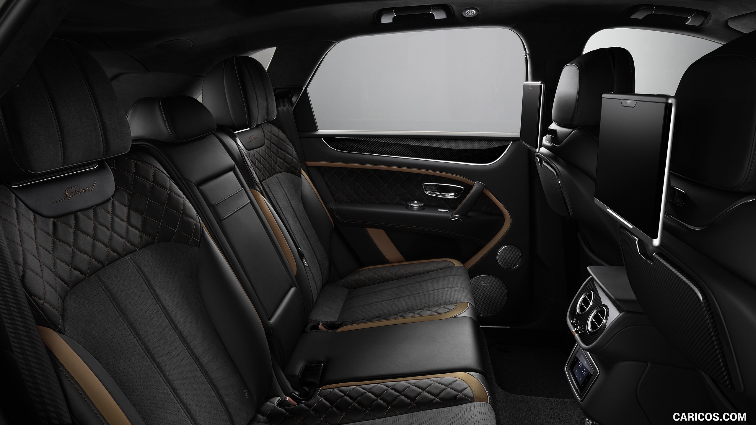 Bentley Bentayga Speed Interior Rear Seats HD Wallpaper