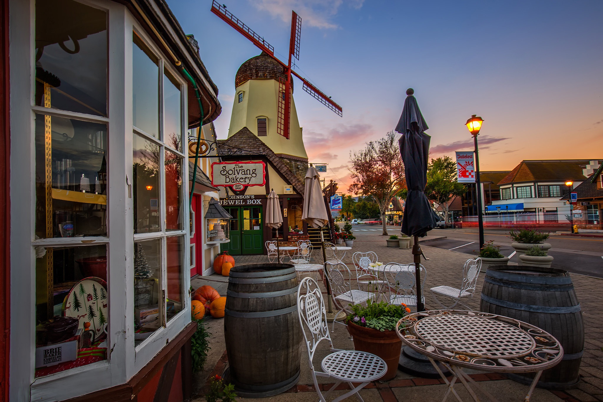 Shop Windmill California Solvang Man Made Town HD Wallpaper