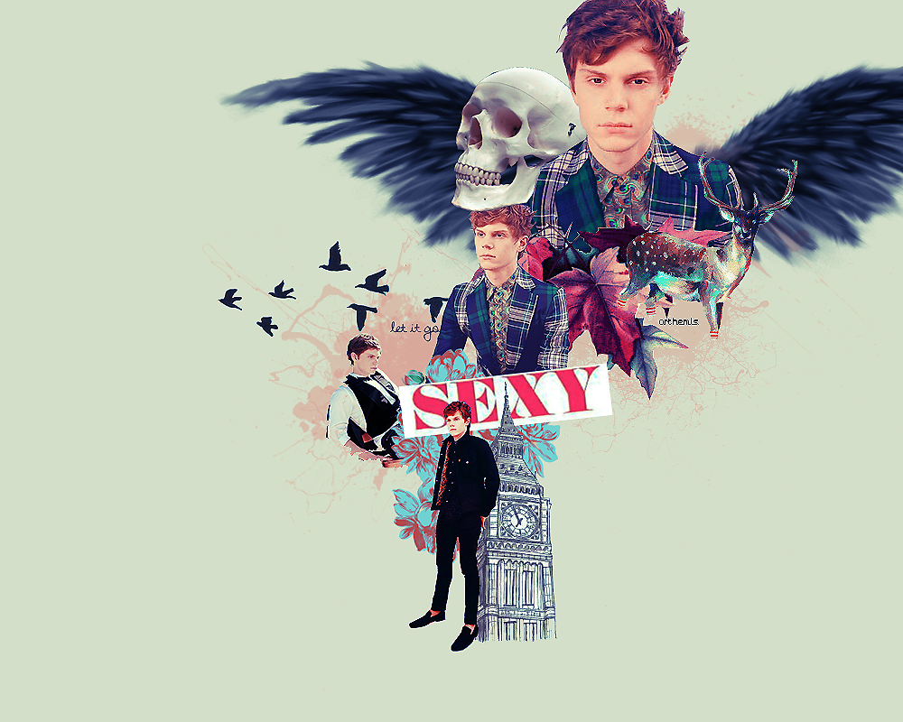 Evan Peters Collage By Frappa92