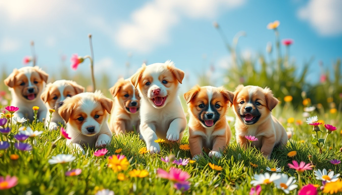 Cute Puppies Wallpaper