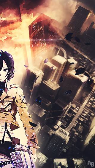 Attack On Titan Anime   iPhone Wallpaper 320x568