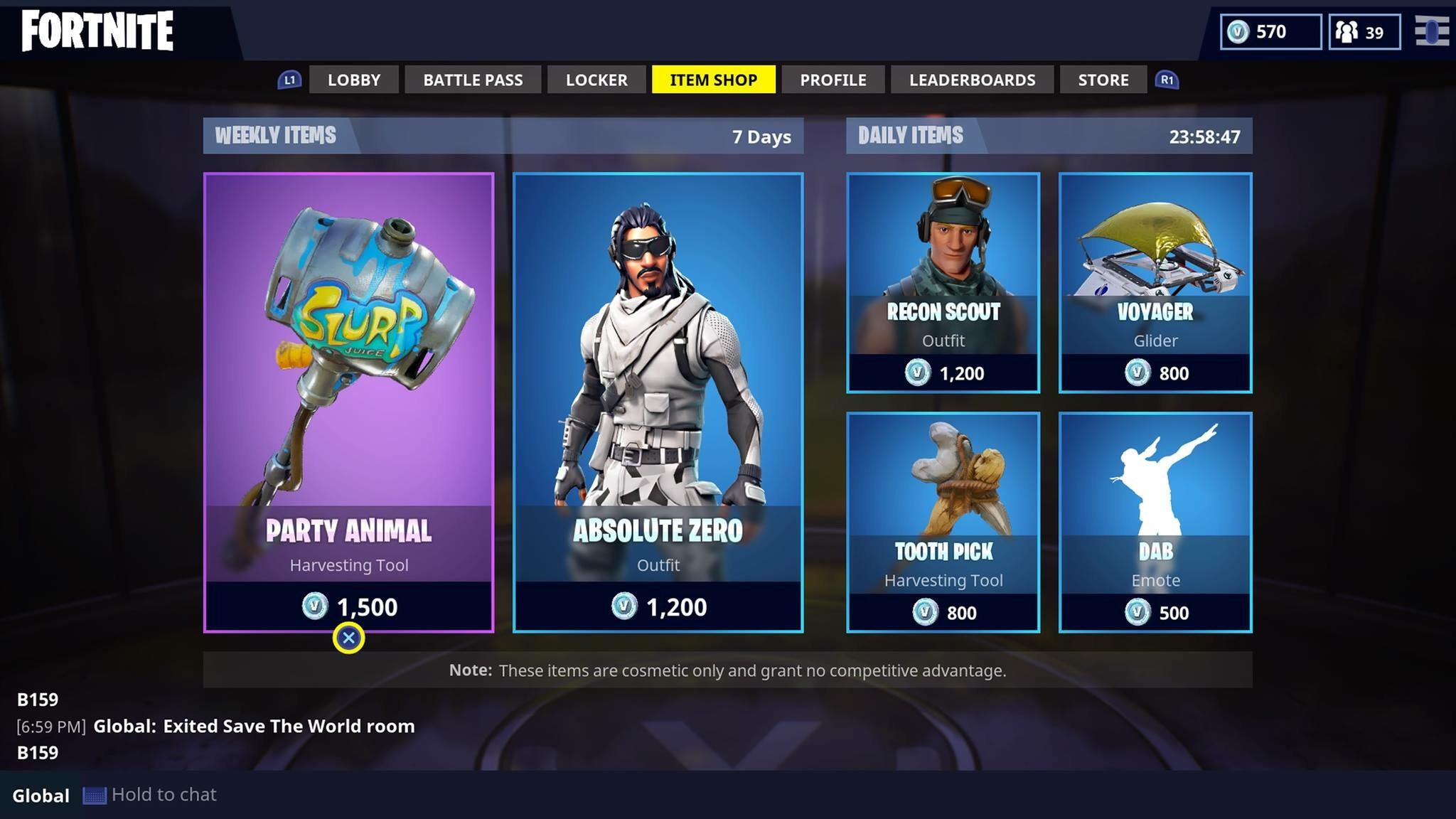 New Weekly Items First Time We Have A Non Pointy Pick Fortnitebr
