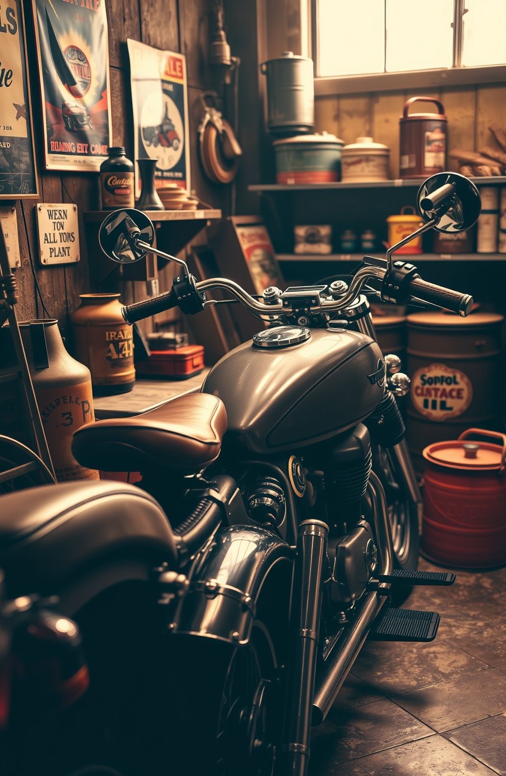 Vintage Motorcycle Wallpaper