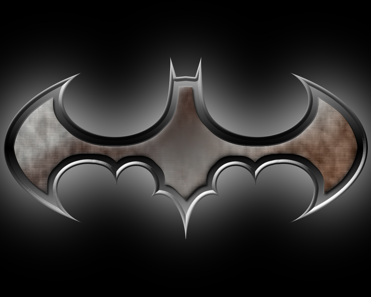 Metal Batman Logo HD Wallpaper Full Size