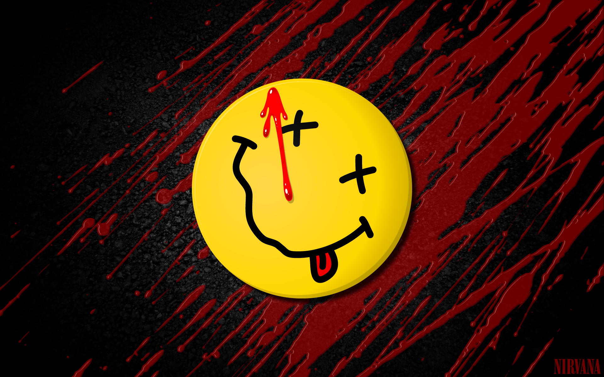 Gallery For gt Nirvana Smiley Face Background