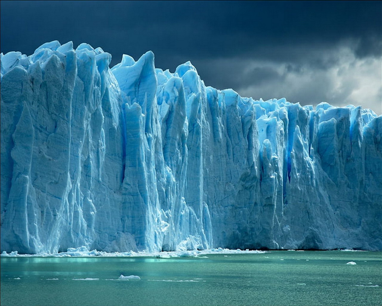 Ice Storm Glaciers Wallpaper