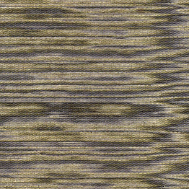 Allen Roth Gray Grass Cloth Unpasted Wallpaper Traditional