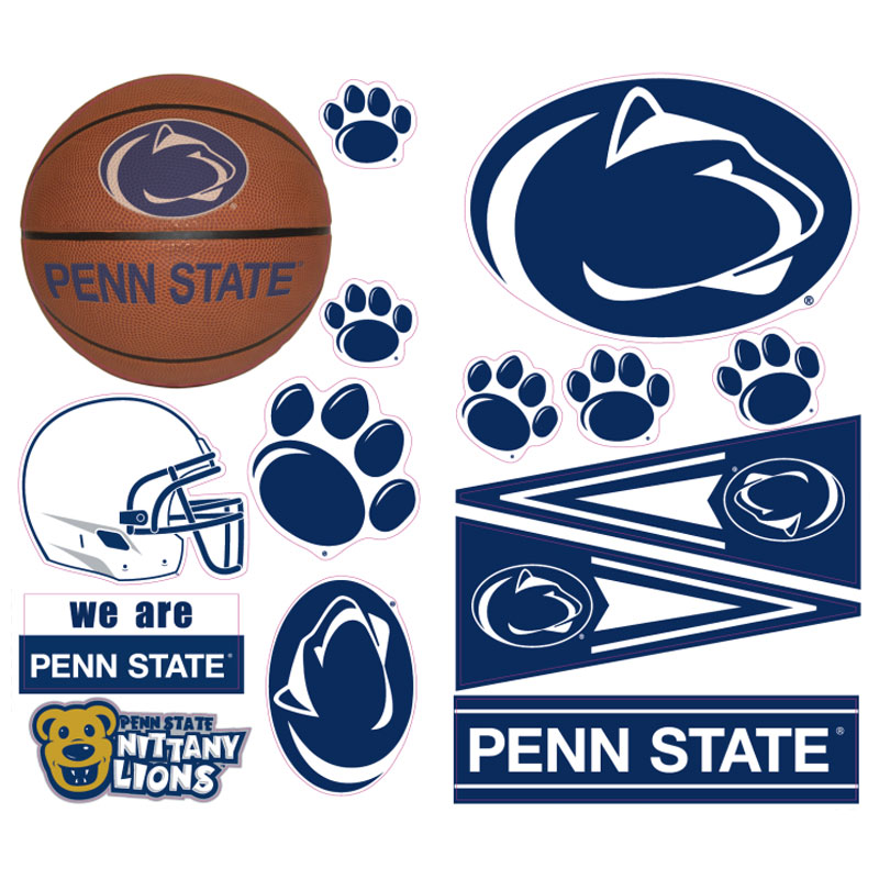 Penn State Nittany Lions College Wall Stickers Decals