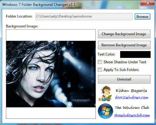 Windows Folder Background Changer Software Full