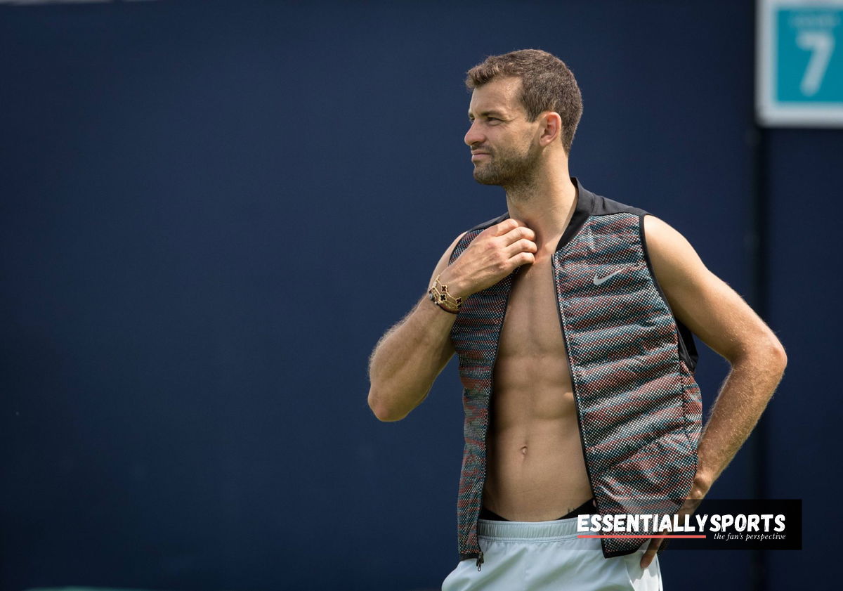 Handsome Hunk Grigor Dimitrov S Eye Wallpaper