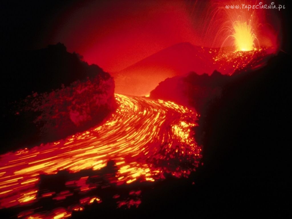 Lava HD Pics Volcano Wallpaper
