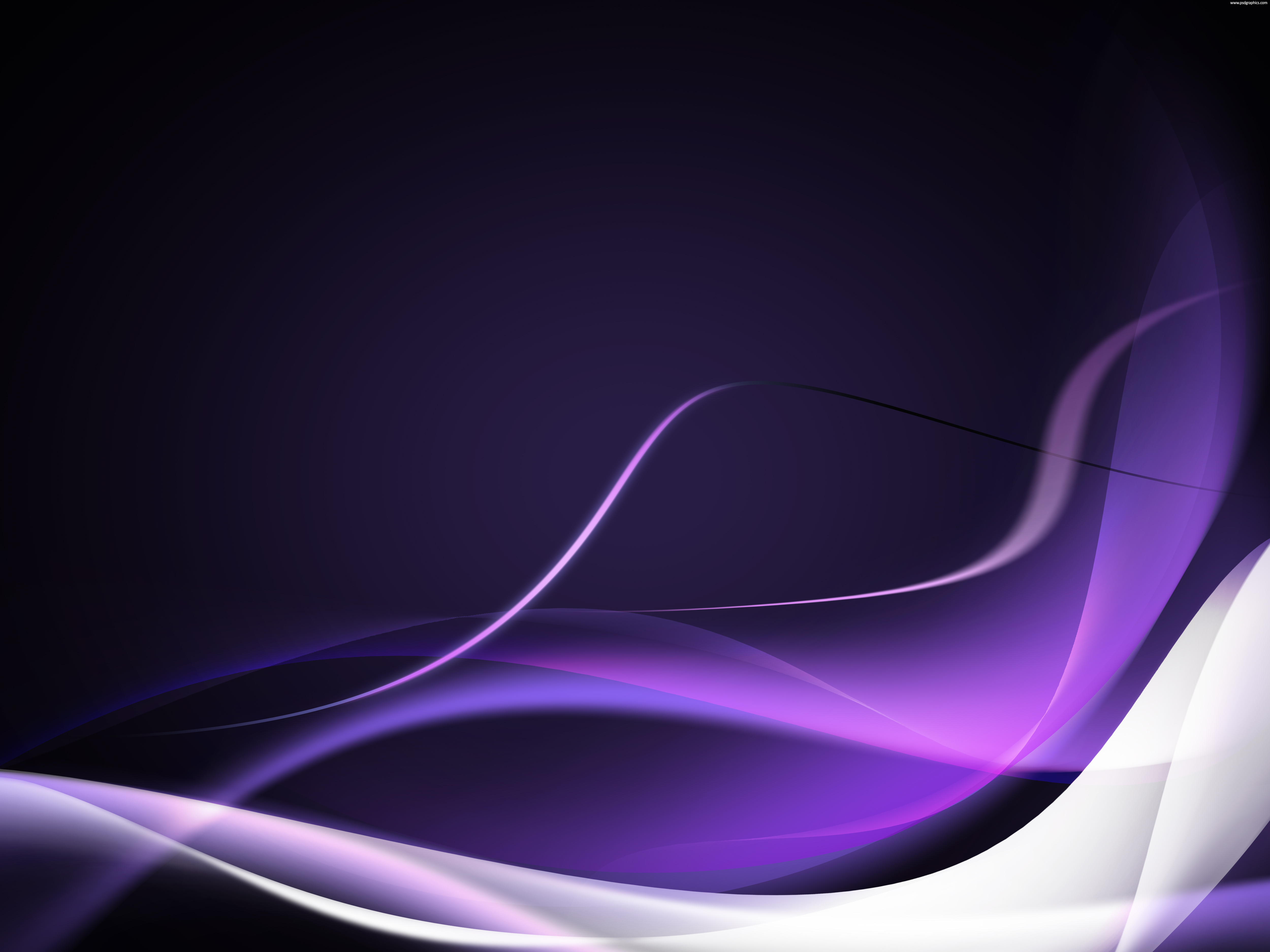 Purple Waves Background Psdgraphics