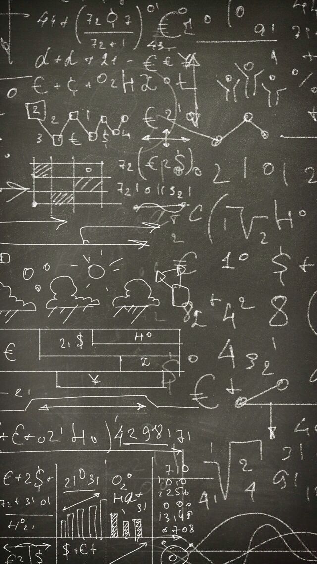 Chalkboard Wallpaper Math And