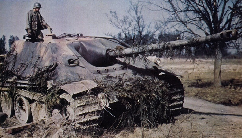 Hunting Panther Tank Historical German World War Colour Image