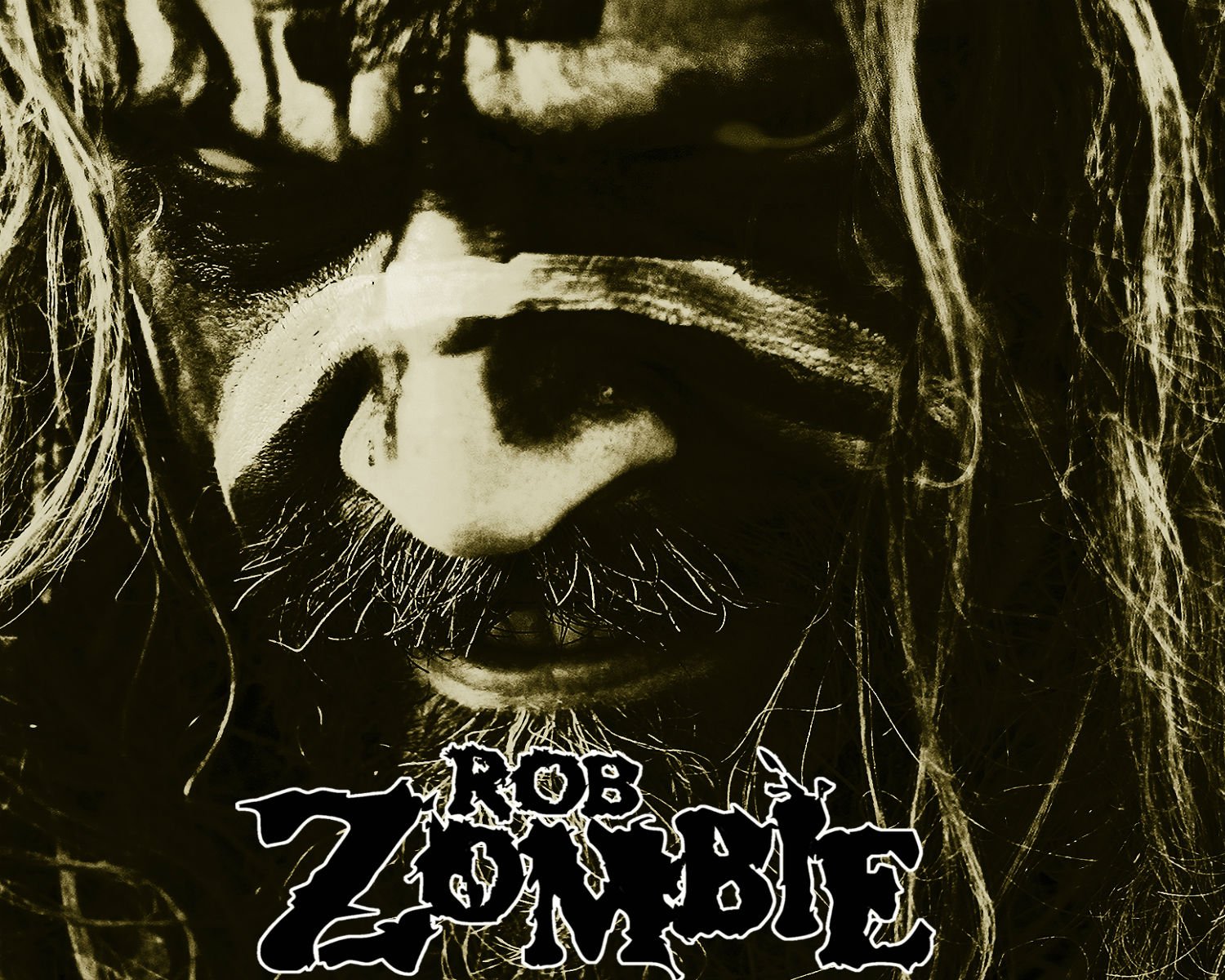 Rob Zombie Industrial Metal Heavy White