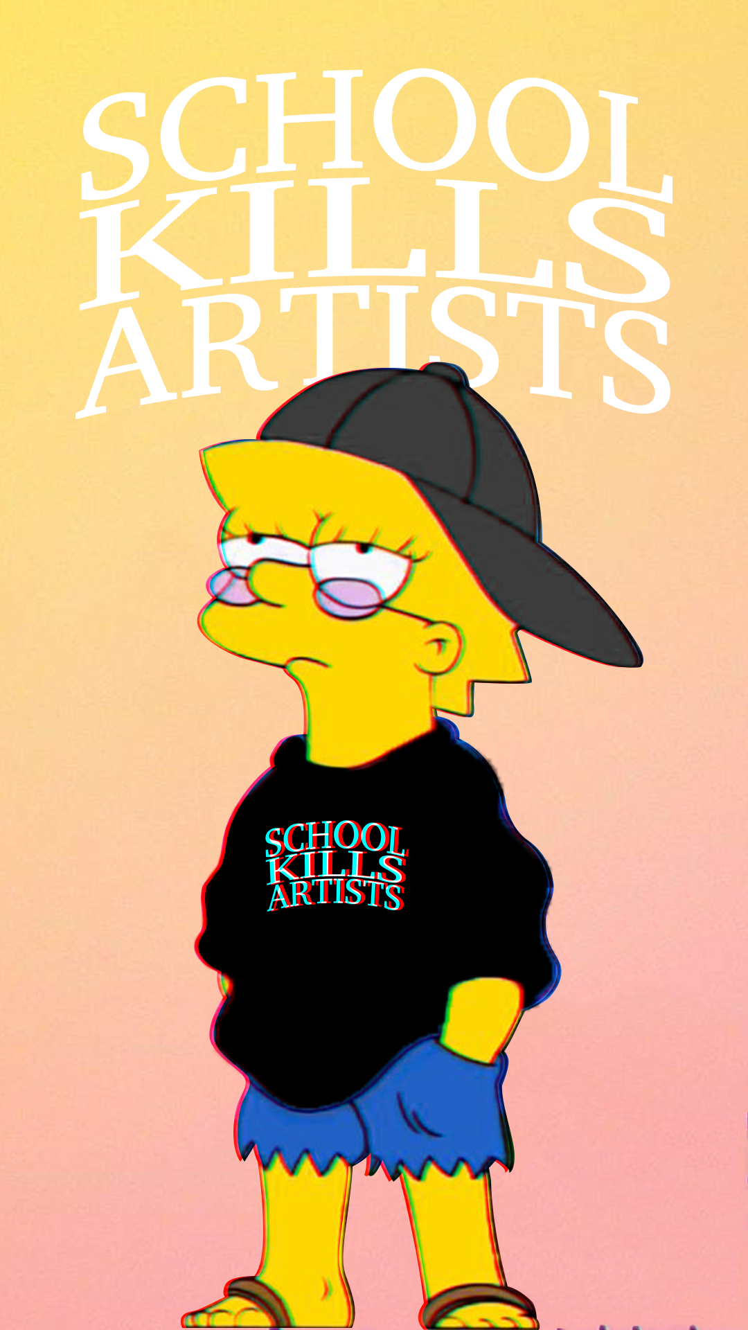 Aesthetic Wallpaper Simpsons Lisa Hoodie