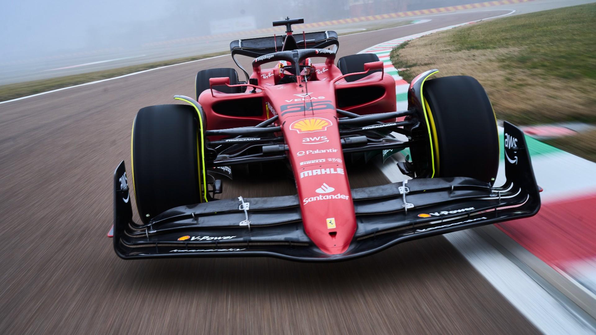 Ferrari Drivers Sainz And Leclerc Shake Down New F1 Car At